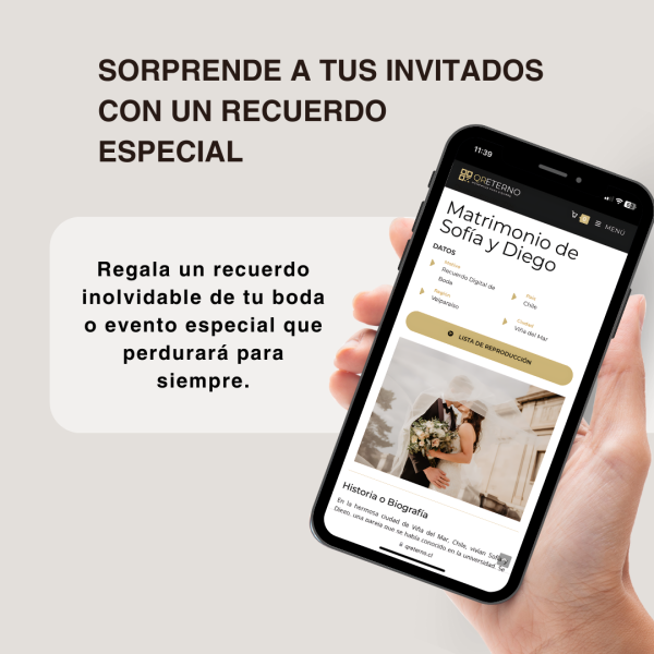 recuerdo de matrimonio